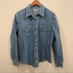 EUC Levi Strauss Vintage Denim Jean Pearl Jacket